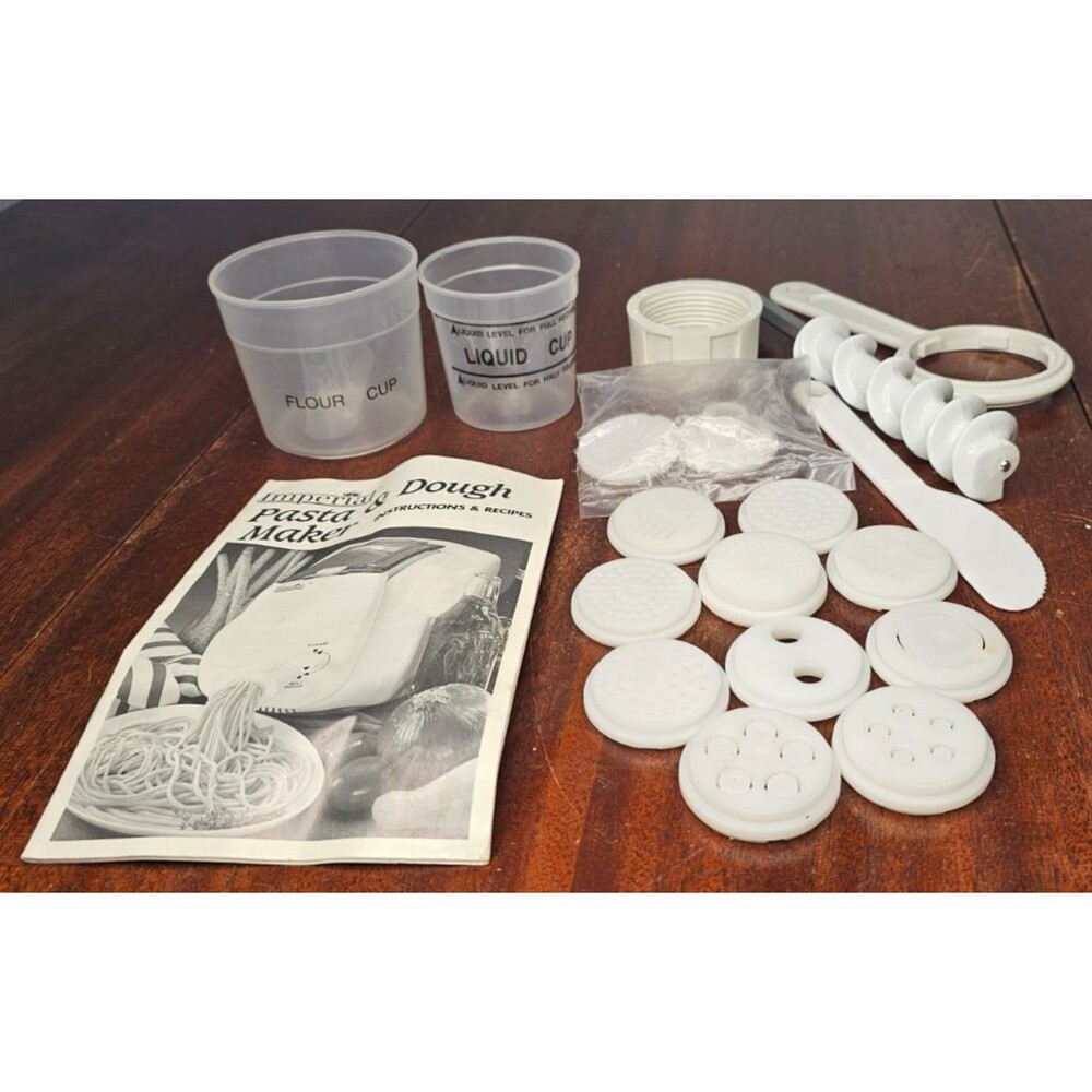 Imperial Pasta & Dough Maker Attachments 15+ Pieces CLEAN
